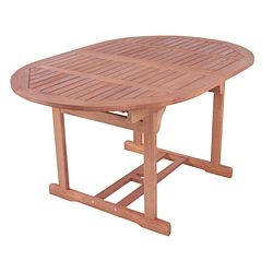 Zahradní rozkládací stůl z eukalyptového dřeva ADDU Boston