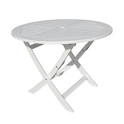 Zahradní skládací stůl z eukalyptového dřeva s otvorem na slunečník ADDU Toledo