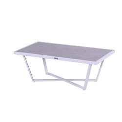 Zahradní stůl s keramickým povrchem Hartman Luxor, 124 x 64 cm