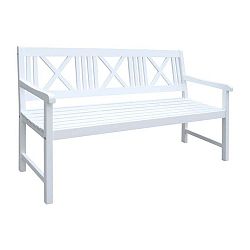 Zahradní trojmístná lavice z eukalyptového dřeva ADDU Malmo