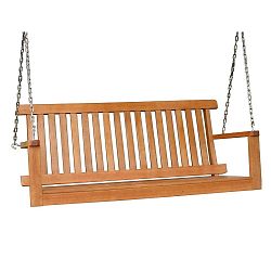 Zahradní závěsná lavice z eukalyptového dřeva ADDU Columbia