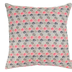 Žakárový povlak na polštář Apolena Petunia, 43 x 43 cm