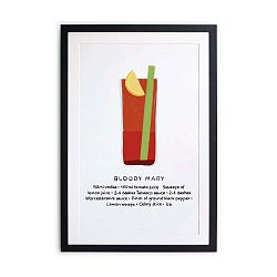 Zarámovaný plakát Really Nice Things Bloody Mary, 40 x 50 cm