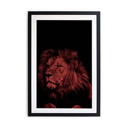 Zarámovaný plakát Really Nice Things Lion Roar, 40 x 60 cm