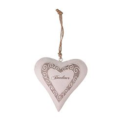 Závěsná dekorace srdce Antic Line Arabesque Bonheur