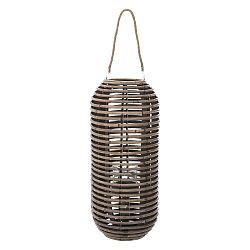 Závěsná lucerna z ratanového dřeva InArt Lantern, ⌀ 28 cm