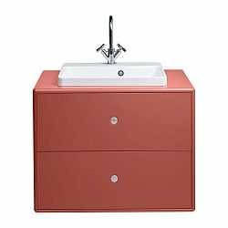 Závěsná skříňka s umyvadlem bez baterie v mentolové barvě 80x62 cm Color Bath – Tom Tailor
