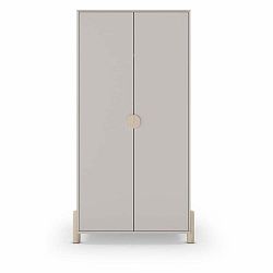 Zelená dětská šatní skříň z borovicového dřeva 93x180 cm Enola – Marckeric