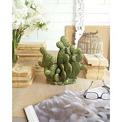 Zelená keramická dekorace Orchidea Milano Cactus Phoenix, výška 27 cm