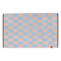 Zelená koupelnová předložka z bio bavlny 50x80 cm Retro – Mette Ditmer Denmark