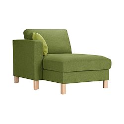 Zelená lenoška se světle zeleným polštářem Stella Cadente Maison Maison Canoa, levá strana