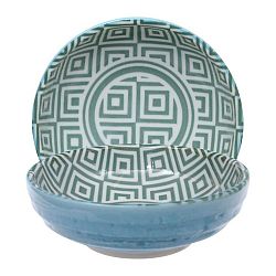 Zelená miska Tokyo Design Studio Geo Eclectic, ⌀ 9,5 cm