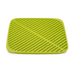 Zelená odkapávací podložka Joseph Joseph Flume, 31 x 31 cm