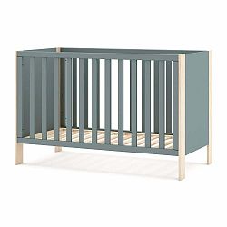 Zelená/přírodní postýlka 60x120 cm Esteban – Marckeric