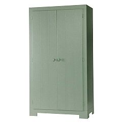 Zelená šatní skříň z borovicového dřeva Nikki De Eekhoorn