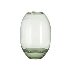 Zelená skleněná váza A Simple Mess Hedge, výška 29 cm