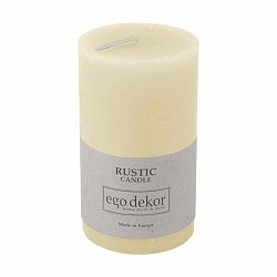 Zelená svíčka Rustic candles by Ego dekor Rust, doba hoření 38 h