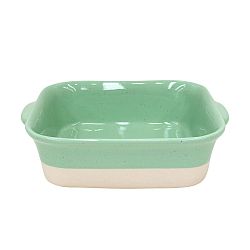 Zelená zapékací mísa z kameniny Casafina Fattoria, 26 x 24 cm