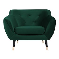 Zelené křeslo s černými nohami Paolo Bellutti Giorgio