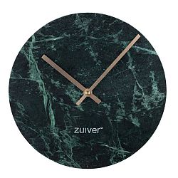 Zelené nástěnné mramorové hodiny Zuiver Marble Time