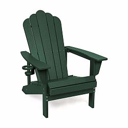 Zelené plastové zahradní křeslo Adirondack – Bonami Selection