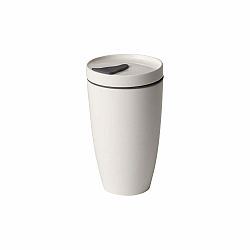 Zeleno-bílý porcelánový cestovní hrnek Villeroy & Boch Like To Go, 290 ml