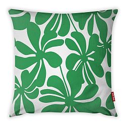 Zeleno-bílý povlak na polštář Vitaus Jungle Paradiso, 43 x 43 cm