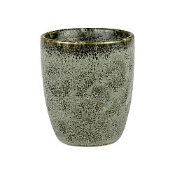 Zelenošedý kameninový hrnek bez ucha na espresso Bitz Mensa