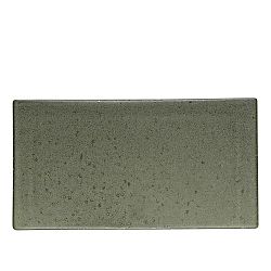 Zelenošedý kameninový servírovací tác Bitz Mensa, délka 30 cm