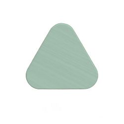 Zelený háček z dubového dřeva na kabáty HARTÔ Leonie, Ø 10 cm