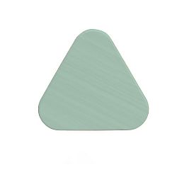 Zelený háček z dubového dřeva na kabáty HARTÔ Leonie, Ø 12 cm