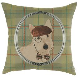 Zelený povlak na polštář Apolena Jaques, 43 x 43 cm