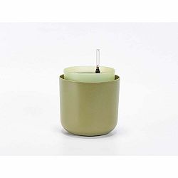 Zelený samozavlažovací květináč Plastia Tolita, ø 19 cm