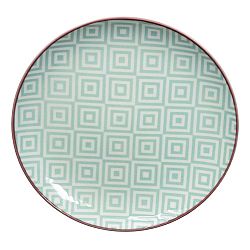 Zelený talíř Tokyo Design Studio Geo Eclectic, 16 cm