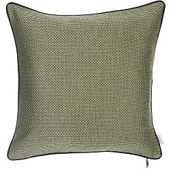 Zelený žakárový povlak na polštář Apolena Vincent, 43 x 43 cm