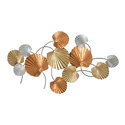 Železná nástěnná dekorace s motivy listů Mauro Ferretti Tody, šířka 124 cm