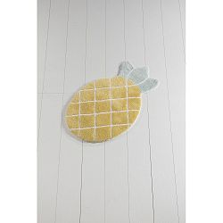 Žlutá koupelnová předložka Russmo Ananas, 100 x 60 cm