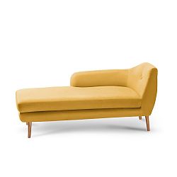 Žlutá lenoška Scandi by Stella Cadente Maison Lounge, levý roh