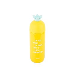 Žlutá nerezová termoláhev Tantitoni Cute Pineapple, 280 ml