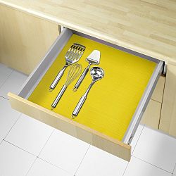 Žlutá protiskluzová podložka do zásuvky Wenko Anti Slip, 150 x 50 cm