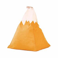 Žluto-béžový dětský sedací vak Mountain – Little Nice Things