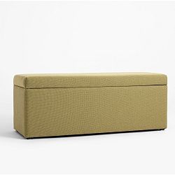 Žlutozelená podnožka s úložným prostorem Custom Form Penny