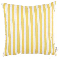 Žlutý bavlněný povlak na polštář Apolena Tureno, 35 x 35 cm