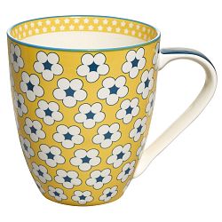 Žlutý porcelánový hrnek Maxwell & Williams Cotton Bud, 500 ml