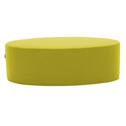 Žlutý puf Softline Bon-Bon Felt Melange Yellow, délka 120 cm