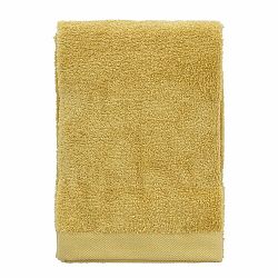 Žlutý ručník z bio bavlny 50x100 cm Comfort – Södahl