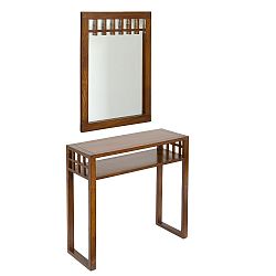 Zrcadlo s konzolovým stolkem ze dřeva mindi Santiago Pons Colonial