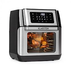 Klarstein AeroVital Fry, horkovzdušná fritéza, 1500W, 10l, 9 programů, černo/stříbrná