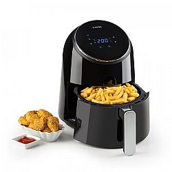 Klarstein AirVital, horkovzdušná fritéza, 1300 W, 2,5 L,nepřilnavý povrch CERAPLUS, dotykové ovládání, černá
