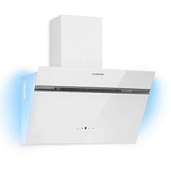 Klarstein Alina 60 Smart, digestoř, 60 cm, nástěnná, 594 m³/h, LED podsvícení, skleněné čelo, bílá